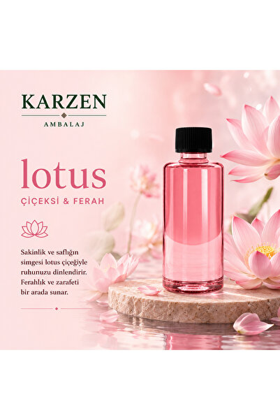 50ml Lotus Oda Kokusu Yedek Dolum Şişesi