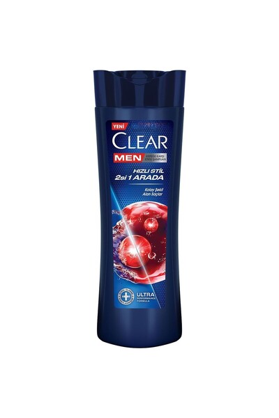 Clearo Clear Men Hızlı Stil 2'si 1 Arada Erkek Şampuanı 350 ml