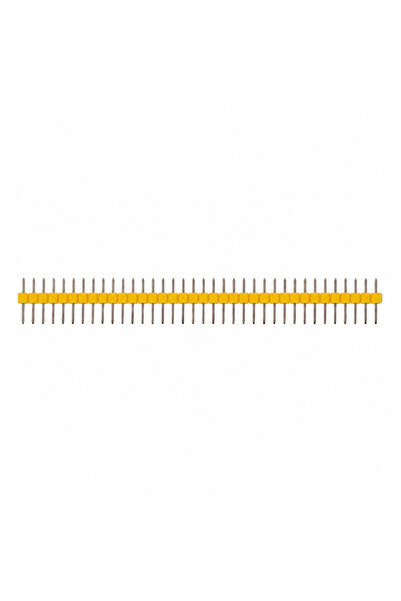 OEM 40 x male pin header - Yellow - 2.54mm