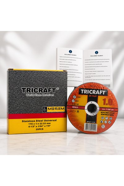 Meşem 50 ADET İNOX KESİCİ TAŞ 115X3.0X22MM