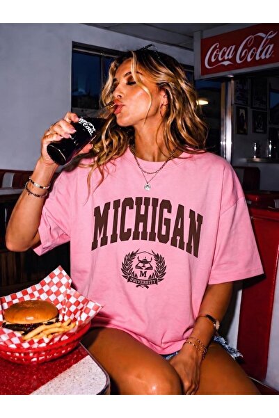 DENİKK Trend Oversize Washed Vintage Effect Retro Short Sleeve T-Shirt