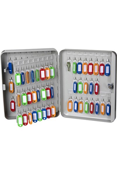 Generic 93 Key Lock Box Cabinet – Wall Mounted Iron Key Storage Cabinet with ...