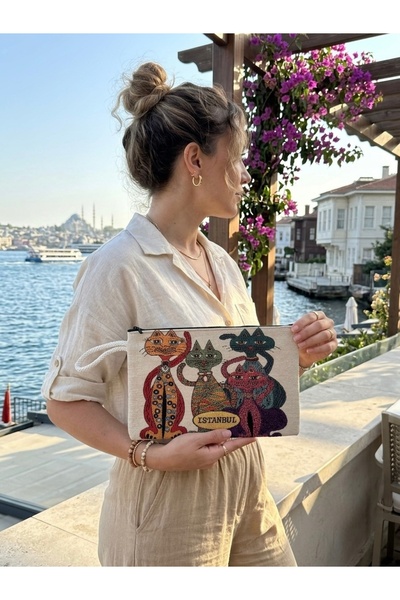 Gamy Crafts Τσάντα από υφαντό καμβά - Υφασμάτινη τσάντα Bohemian - Τσάντα μακ...