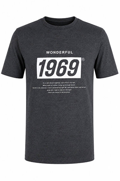 trender Print Supreme antracit muška majica 226-22 1969