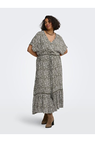 Only Carmakoma Kleid CARVIWI Langes Kleid