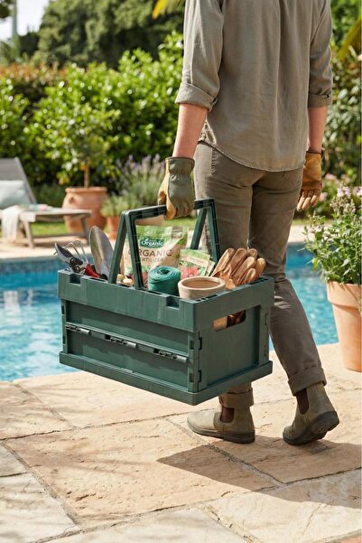 Smartware Blox Flat and Handle Folding Box 46 Lt