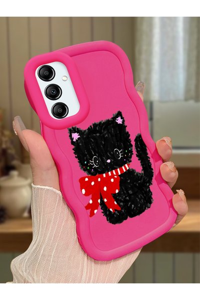 Hontinga Samsung Galaxy A14 5g Compatible Case Camera Protector Red Silicone ...