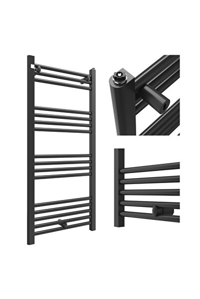Granitan Radiator Baie Puerto, Tip Scara, 50x110 cm, Negru