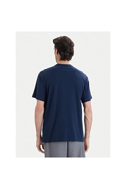 VERSACE JEANS COUTURE Ανδρικό T-shirt 80GAHT05 CJ00T Ναυτικό μπλε
