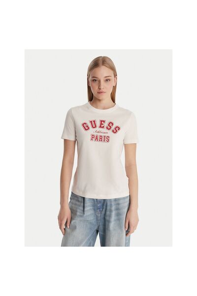 Guess Tricou de damă V6RI15J1314 Alb