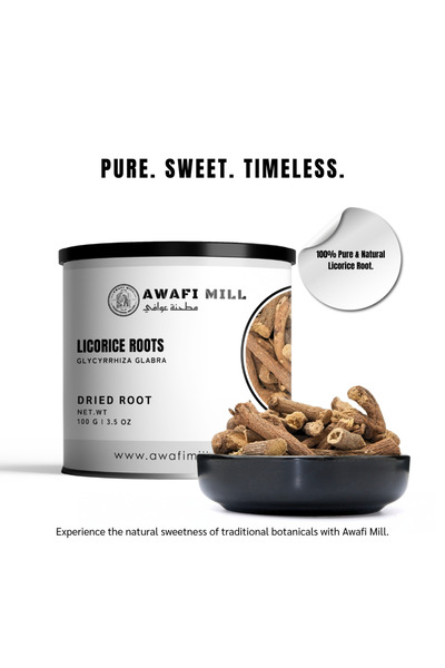 AWAFI MILL Licorice Roots - Mulethi / Liquorice Root – 100g |Glycyrrhiza glabra