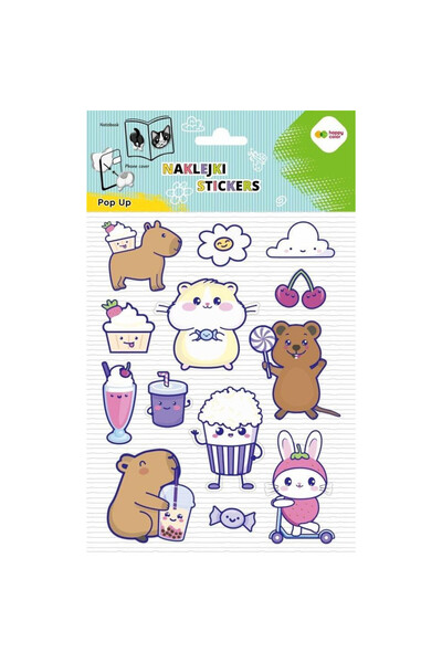 GDD Stickere 3D Pop Up multicolor 14.6x24cm