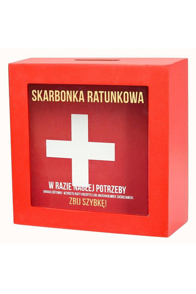 KUKARTKA Pusculita SKARBBOXY SBB-006 – Pusculita decorativă din MDF 16x16x5 cm