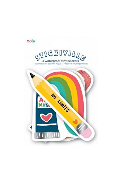 Ooly Autocolante/abtibilduri rezistente la apa Stickiville Artist creativ, di...