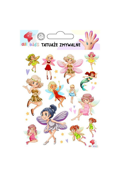 All4Kids Tatuaje lavabile temporare All4Kids, modele zane si vrajitoare, pent...