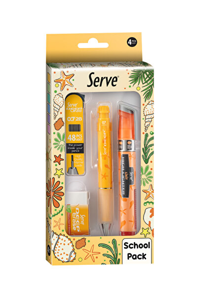 Serve Deep Dörtlü Set Doğa Serisi 07mm