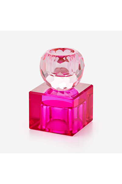 GIFT COMPANY Pembe Cam Mumluk 5X8x5 Cm