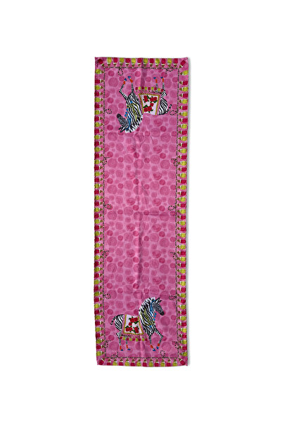 LAMUA HOME Pink Zebra Desenli Dekoratif Runner 40x140 cm