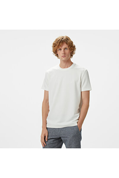 Nautica Erkek Beyaz Classic Fit T-Shirt