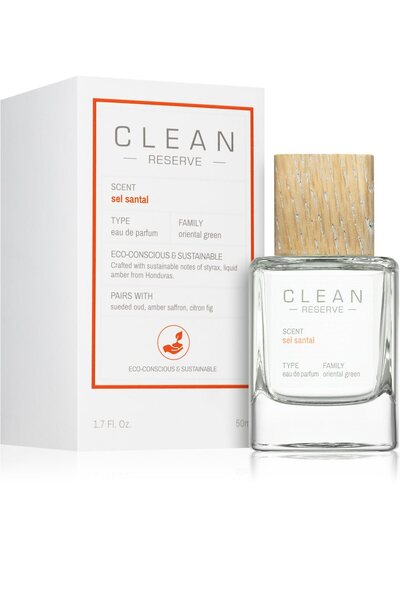 Clean Reserve - Sel Santal, Apă de parfum, Unisex, Rezervă, Reîncărcabil, 50 ml