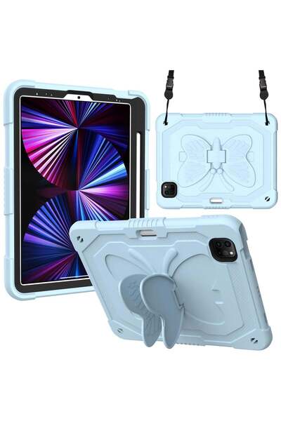 SIGLOO Husă Clamshell cu Suport Creion Stand Fluture Curea iPad Air 11 10.9 i...