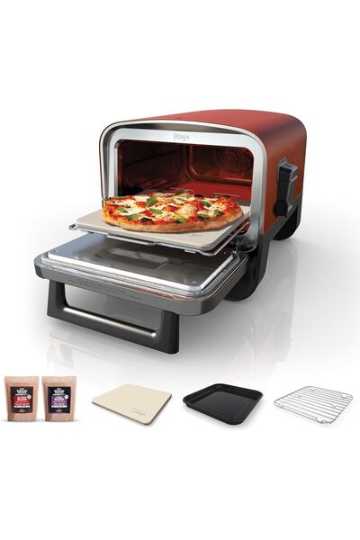NINJA Woodfire Electric Outdoor Oven, 8-in-1 Pizza Oven, Tray, , OO101ME