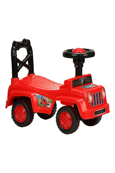 Fitness World Children's Four-Wheel Jeep Design Push Car Toy for Kids with Ro...