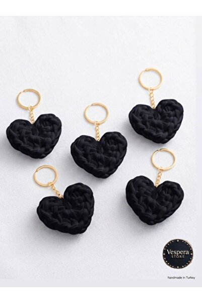 VESPERASTOREE Knitted Heart Keychain (25 Pieces)