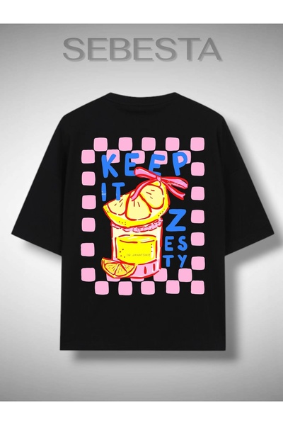 Sebesta Fashion Keep It Printed Premium Oversize T-Shirt