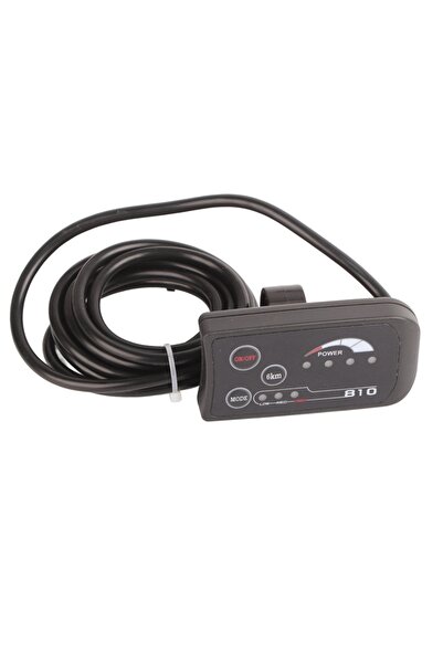 Choice black Electric Bicycle 810 LED Display Controller Instrument With 5 Wi...