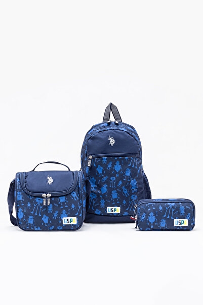 U.S. Polo Assn. Plcan25030 3-Piece Primary School School Bag Set – Backpack +...
