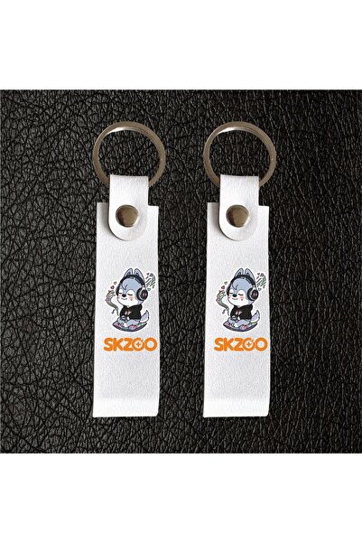 PEPİKON Skzoo Stray Kids Wolf Chan Belt Keychain Car Bag Luggage Accessory Or...