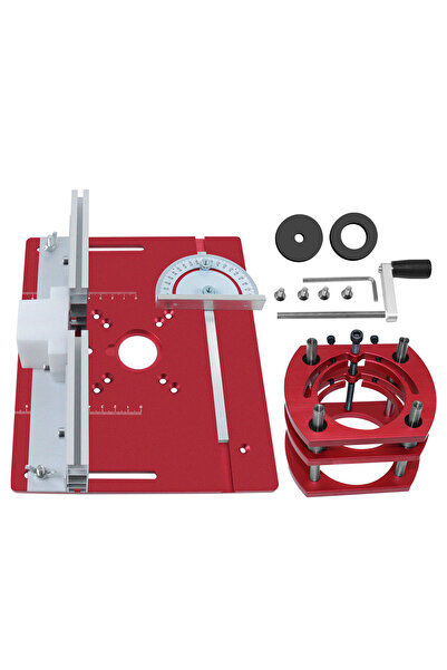 Choice4 1pcs Red Plate Lift Set Woodworking Router Lift Kit - Aluminum Router...