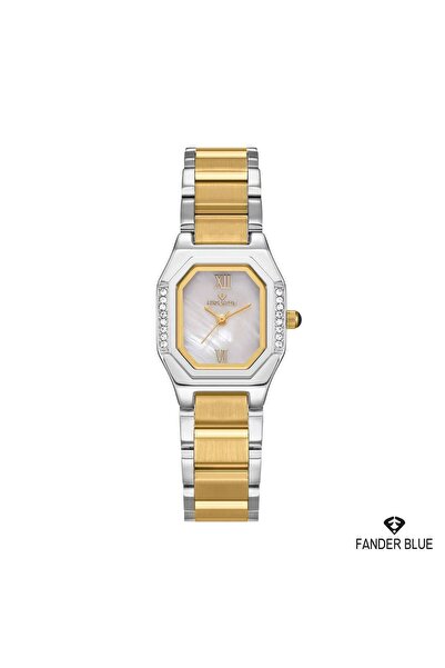 FANDER BLUE Fender Blue Octa Elite Women's Watch - Two-Tone and Pearl White Dial