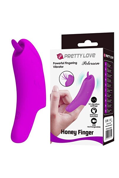 Other Δονητής Δακτύλων PRETTYLOVE Peterson Fingering Vibrator - Φούξια BI-300062