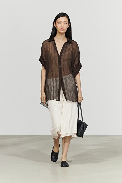 Massimo Dutti Total look pilili gömlek