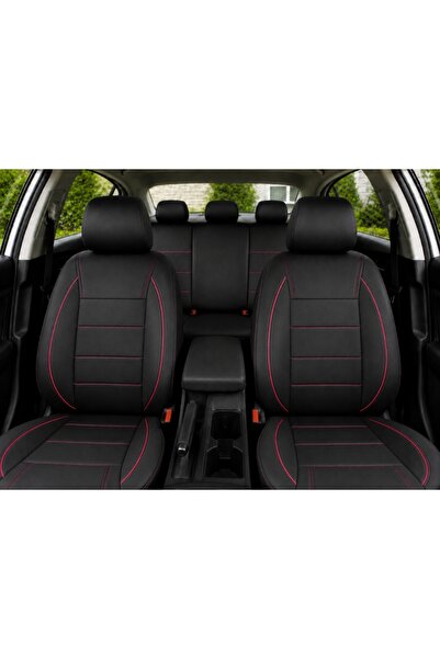 DELUXETUNING Set huse scaune auto universale de lux, fata-spate, piele ecolog...