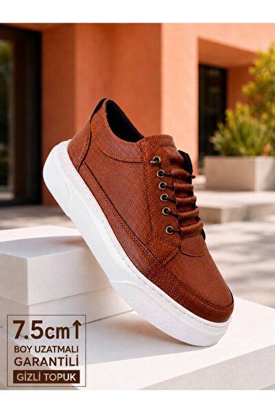 By Oxford Hidden Heel High Sole +7.5 cm Height Increasing Men's Shoes | Hidde...
