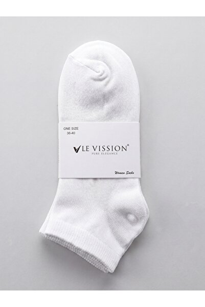 LE VISSION TEKSTİL 3 Pack Women's Booties Socks