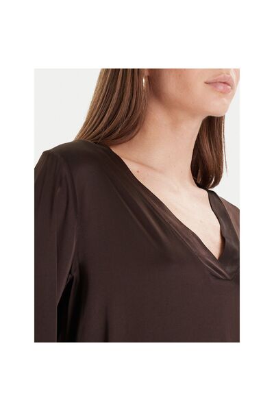 MARYLEY Γυναικεία Μπλούζα 25IB824/18CO Καφέ