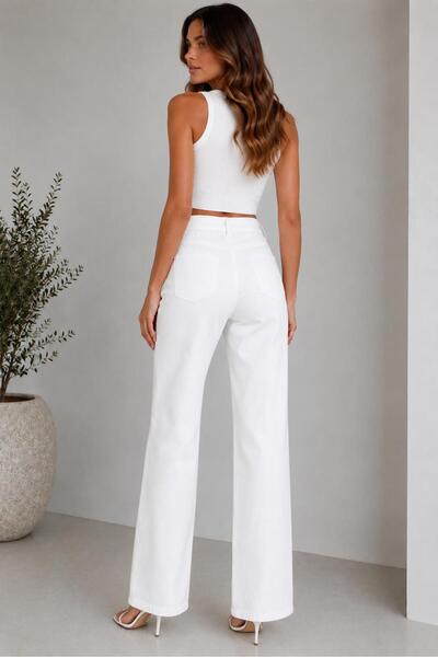 OMODA Wide-Letched High-Waist Comfortable Women's Pants
