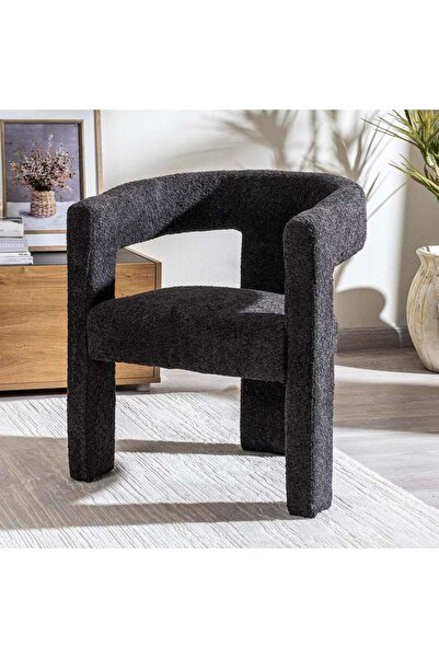 PAN HOME SYBILL DINING CHAIR - DARK GREY