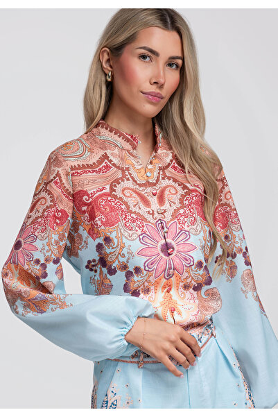 OMBRE Women's Shirt, Casual Fit, Long Sleeve OW-SH-E0062