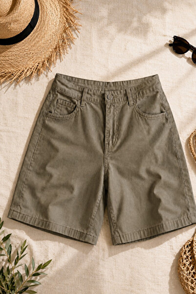 GRİİ WEAR Azure Denim Shorts