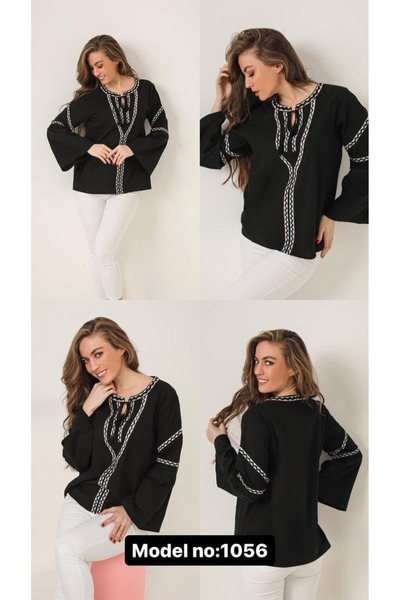 Sevitli Embroidered Cotton Shirt