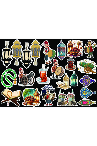 TELLGRAF Camping Themed Sticker Set (21X30 cm 1 Set)
