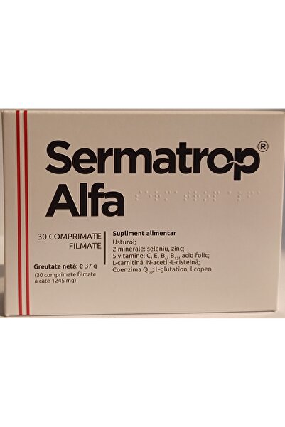 Sermatrop Alfa, cutie x 30 comprimate