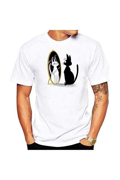 classy moda Unisex πολύχρωμο μπλουζάκι με στάμπα Oversize Streetwear Άνετη εφ...