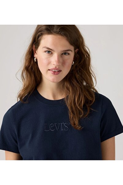 Levi's Αγαπημένο Λέσχημα Μπλουζών / Λευκό Μπλουζάκι με Λεπτομέρειες Κεντήματος