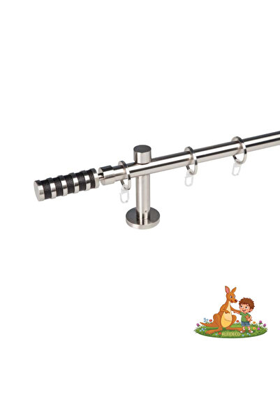 KLEIDECO Galerie simpla perdea SWITZERLAND, Metal, Diametru 20 mm, Capete ZUR...